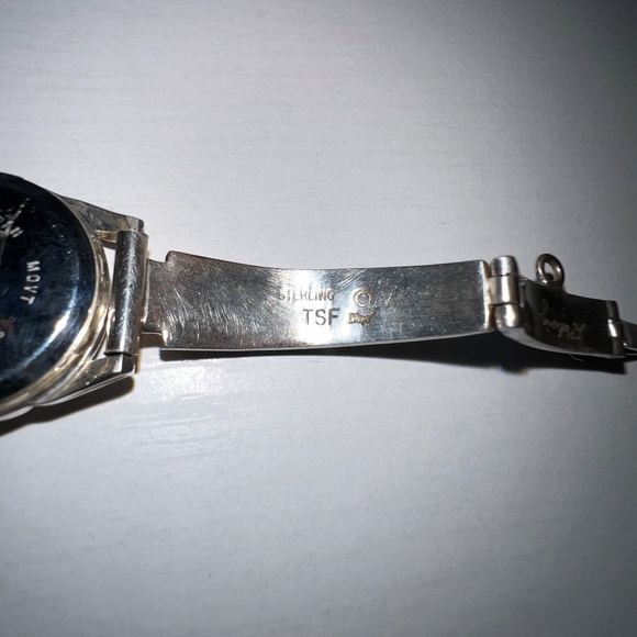 1980’s signed Earl Plumber woman’s sterling silver watch - Picture 4 of 6